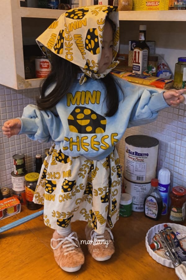 MINI PS MARKET - Korean Children Fashion - #Kfashion4kids - Cheese Fleece Sweatshirt - 4