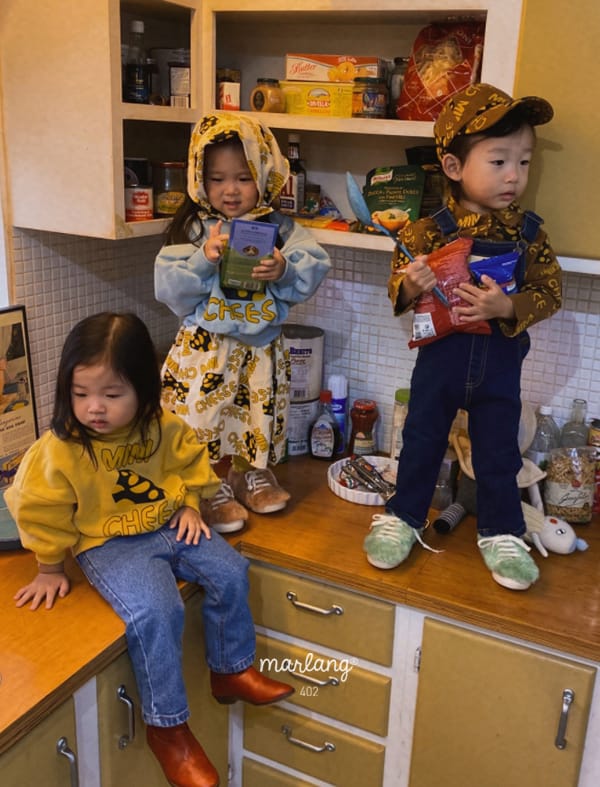 MINI PS MARKET - Korean Children Fashion - #Kfashion4kids - Cheese Fleece Sweatshirt - 9