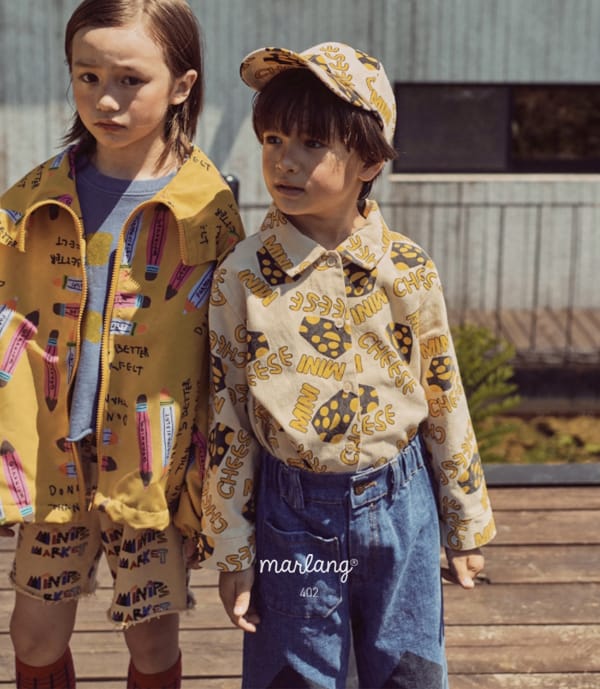 MINI PS MARKET - Korean Children Fashion - #Kfashion4kids - Cheese Shirt