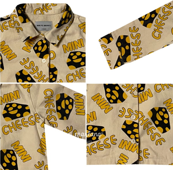 MINI PS MARKET - Korean Children Fashion - #Kfashion4kids - Cheese Shirt - 12