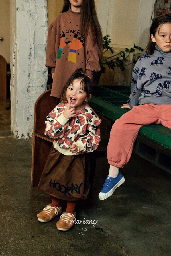 MINI PS MARKET - Korean Children Fashion - #Kfashion4kids - Glove Paint Turtleneck One-piece - 2