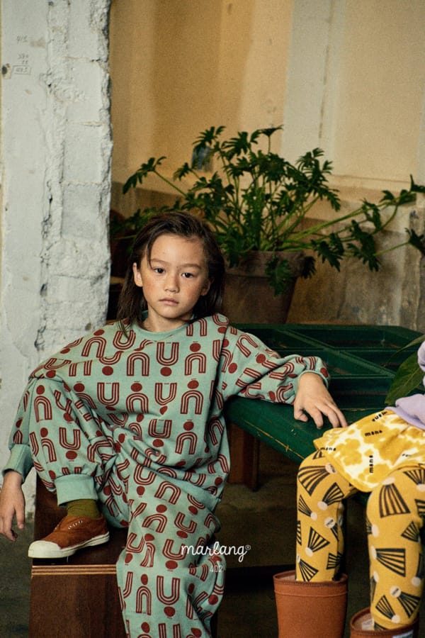 MINI PS MARKET - Korean Children Fashion - #Kfashion4kids - U Dot Painting Pants - 6