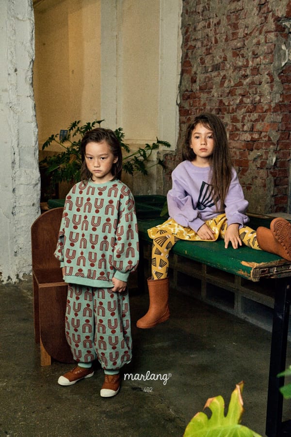 MINI PS MARKET - Korean Children Fashion - #Kfashion4kids - U Dot Painting Pants - 7
