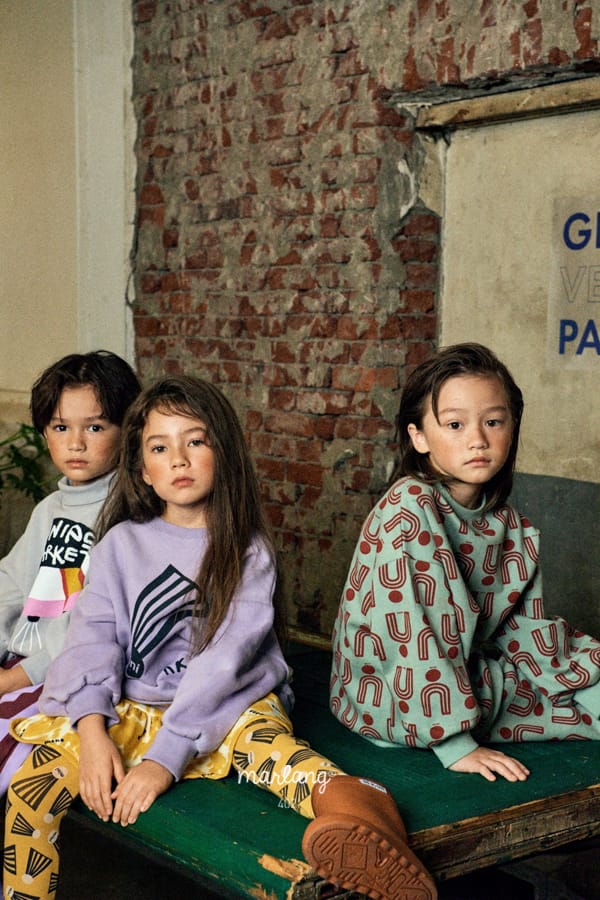 MINI PS MARKET - Korean Children Fashion - #Kfashion4kids - Shuttlecock Paint Sweatshirt - 12