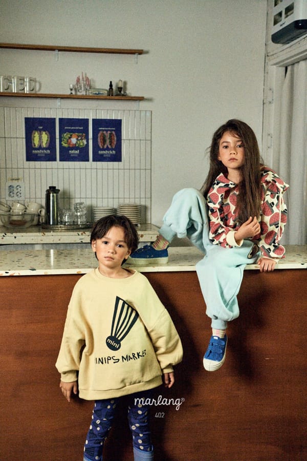 MINI PS MARKET - Korean Children Fashion - #Kfashion4kids - Mushroom Sailor Sweatshirt - 3