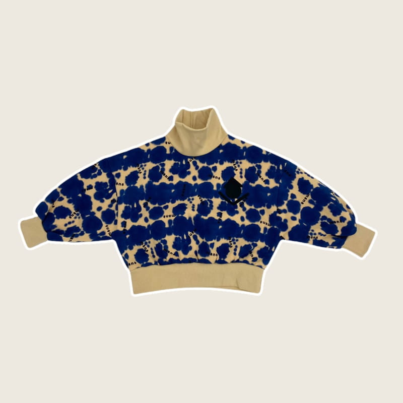 MINI PS MARKET - Korean Children Fashion - #Kfashion4kids - Water Turtleneck Sweatshirt