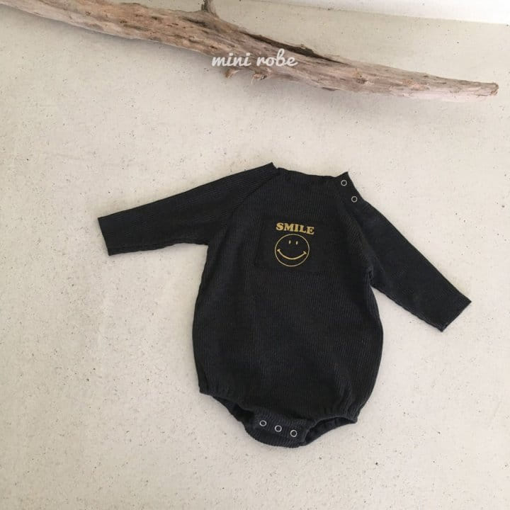 MINI ROBE - Korean Children Fashion - #Kfashion4kids - Smile Romper