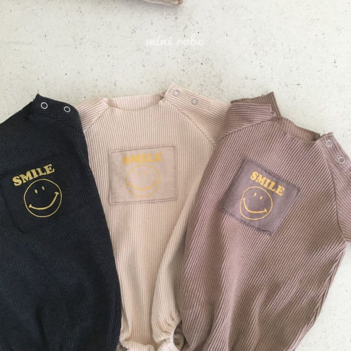 MINI ROBE - Korean Children Fashion - #Kfashion4kids - Smile Romper - 11