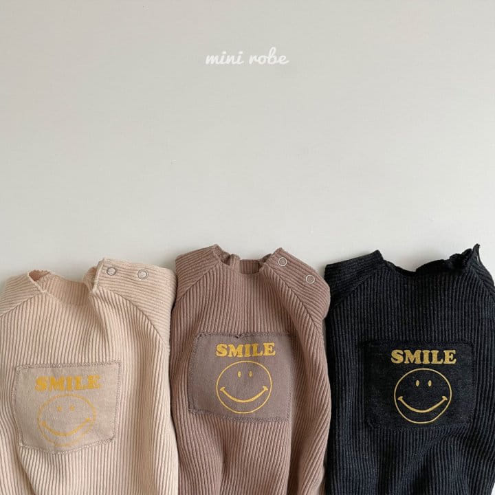 MINI ROBE - Korean Children Fashion - #Kfashion4kids - Smile Romper - 3
