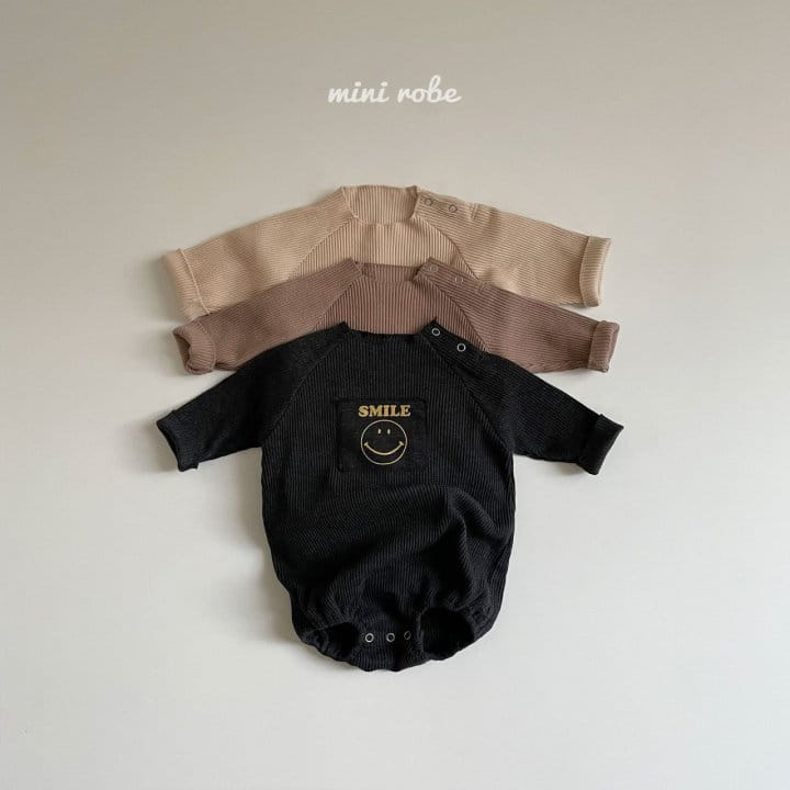 MINI ROBE - Korean Children Fashion - #Kfashion4kids - Smile Romper - 8