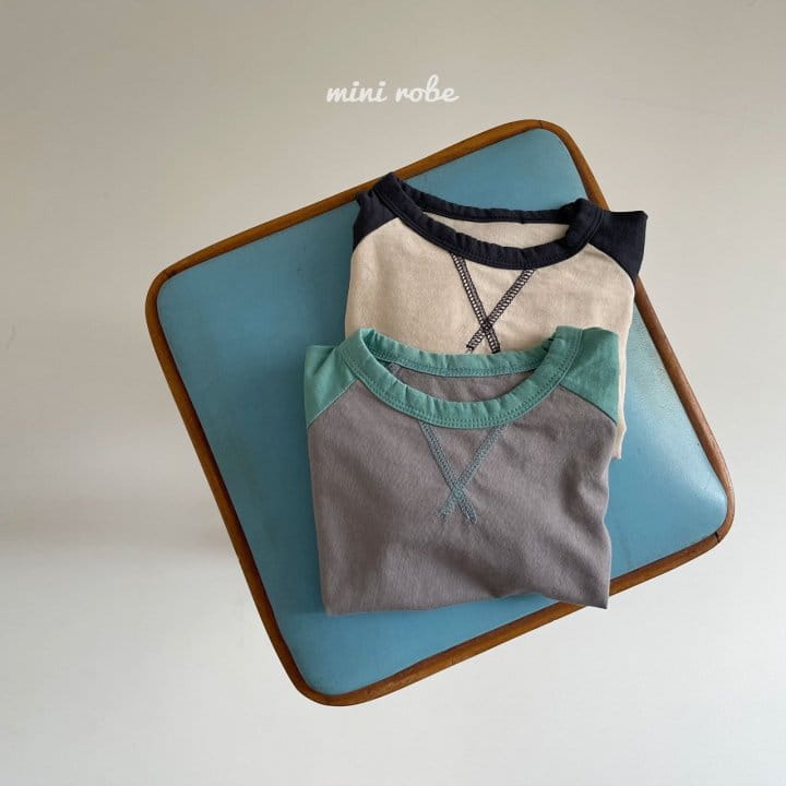 MINI ROBE - Korean Children Fashion - #Kfashion4kids - Vintage Raglan Tee - 10