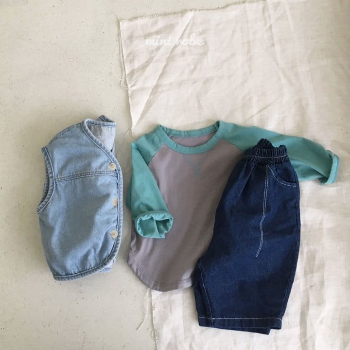 MINI ROBE - Korean Children Fashion - #Kfashion4kids - Vintage Raglan Tee - 11
