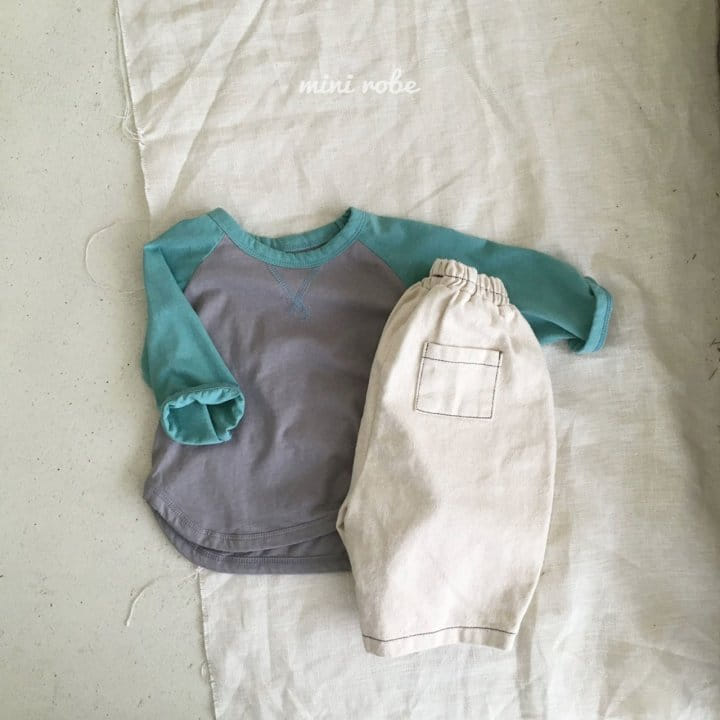MINI ROBE - Korean Children Fashion - #Kfashion4kids - Vintage Raglan Tee - 4