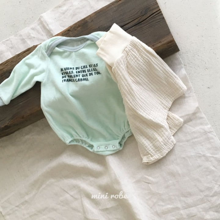 MINI ROBE - Korean Children Fashion - #Kfashion4kids - Terry Romper - 2