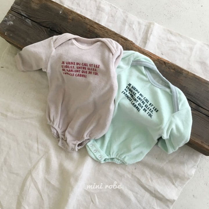 MINI ROBE - Korean Children Fashion - #Kfashion4kids - Terry Romper - 4