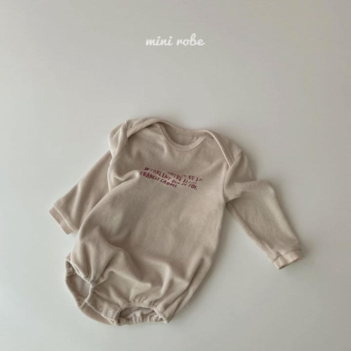 MINI ROBE - Korean Children Fashion - #Kfashion4kids - Terry Romper - 5