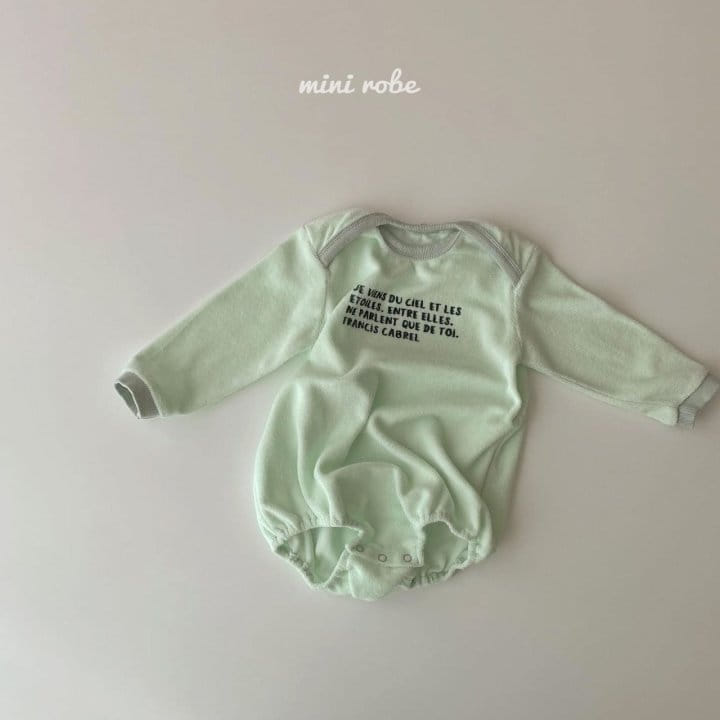 MINI ROBE - Korean Children Fashion - #Kfashion4kids - Terry Romper - 6