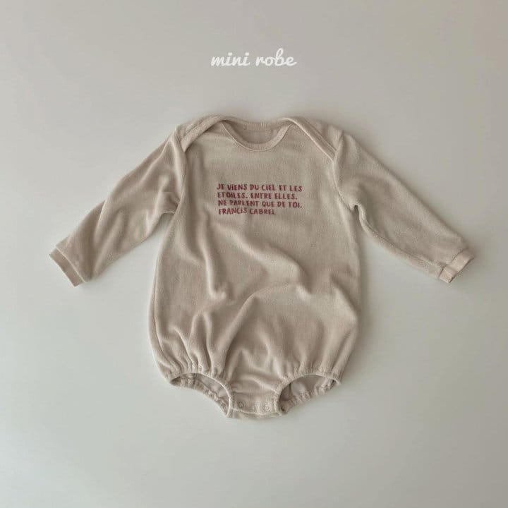 MINI ROBE - Korean Children Fashion - #Kfashion4kids - Terry Romper - 8