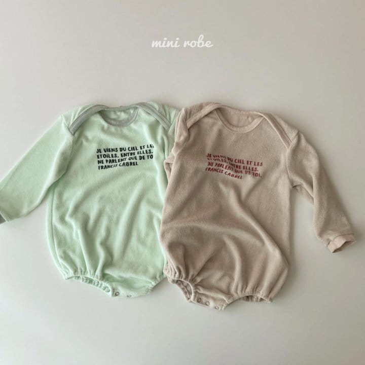 MINI ROBE - Korean Children Fashion - #Kfashion4kids - Terry Romper - 9