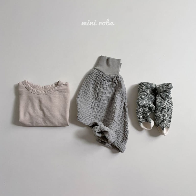 MINI ROBE - Korean Children Fashion - #Kfashion4kids - Natural Baggy Pants - 12