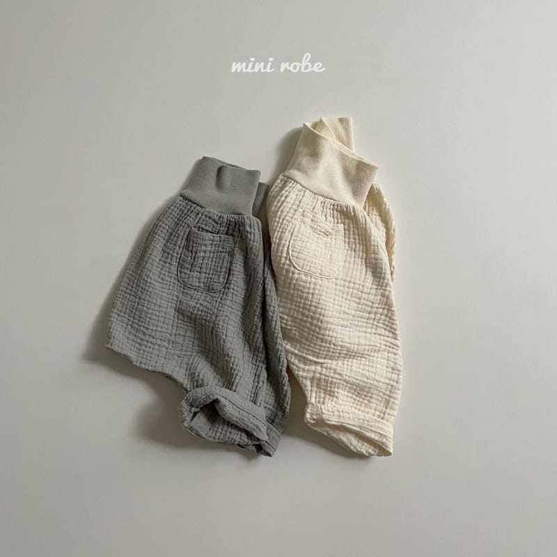 MINI ROBE - Korean Children Fashion - #Kfashion4kids - Natural Baggy Pants - 4