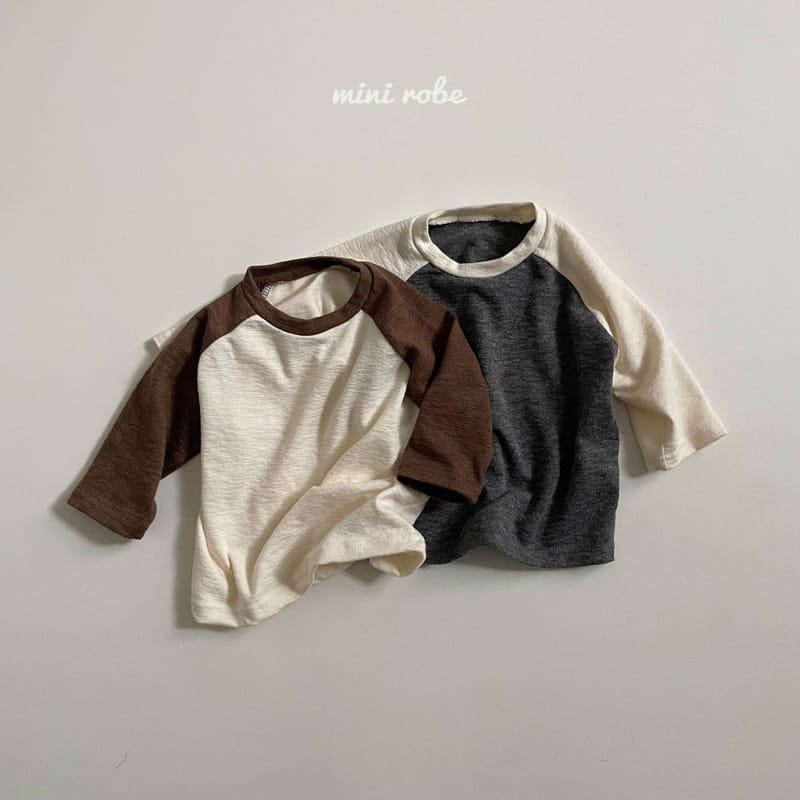 MINI ROBE - Korean Children Fashion - #Kfashion4kids - Bumbuk Raglan Tee