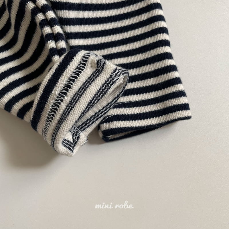 MINI ROBE - Korean Children Fashion - #Kfashion4kids - Stripe Leggings - 7