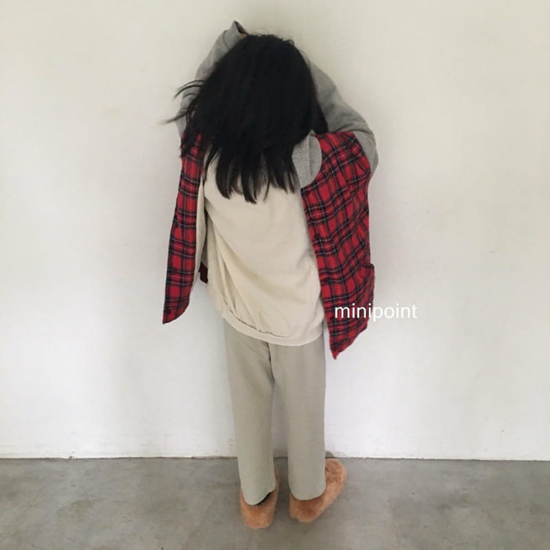 MINIPOINT - Korean Children Fashion - #Kfashion4kids - Check Bear Jumper - 11