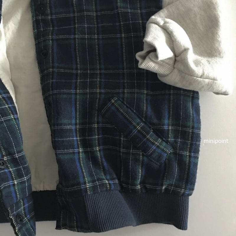 MINIPOINT - Korean Children Fashion - #Kfashion4kids - Check Bear Jumper - 12