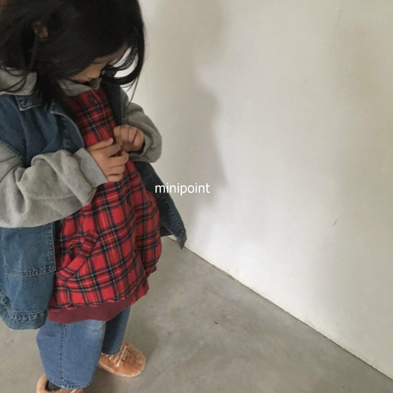 MINIPOINT - Korean Children Fashion - #Kfashion4kids - Check Bear Jumper - 4