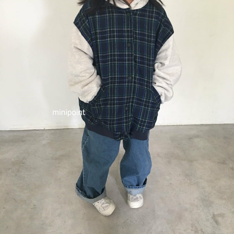 MINIPOINT - Korean Children Fashion - #Kfashion4kids - Check Bear Jumper - 7