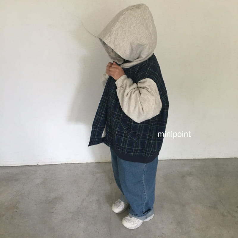 MINIPOINT - Korean Children Fashion - #Kfashion4kids - Check Bear Jumper - 9