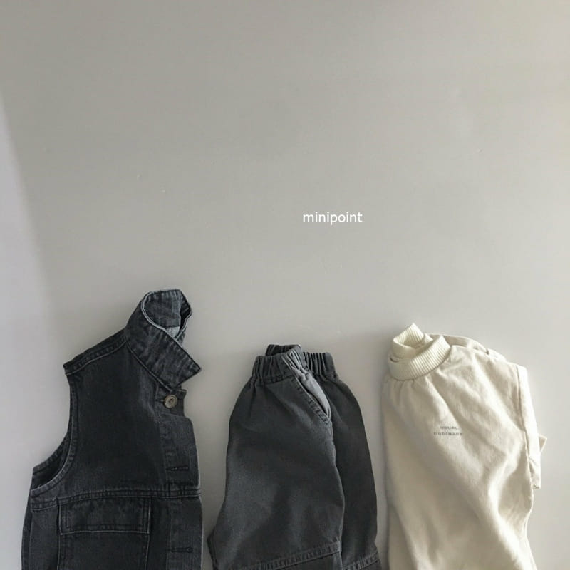 MINIPOINT - Korean Children Fashion - #Kfashion4kids - Color Denim Pants - 10