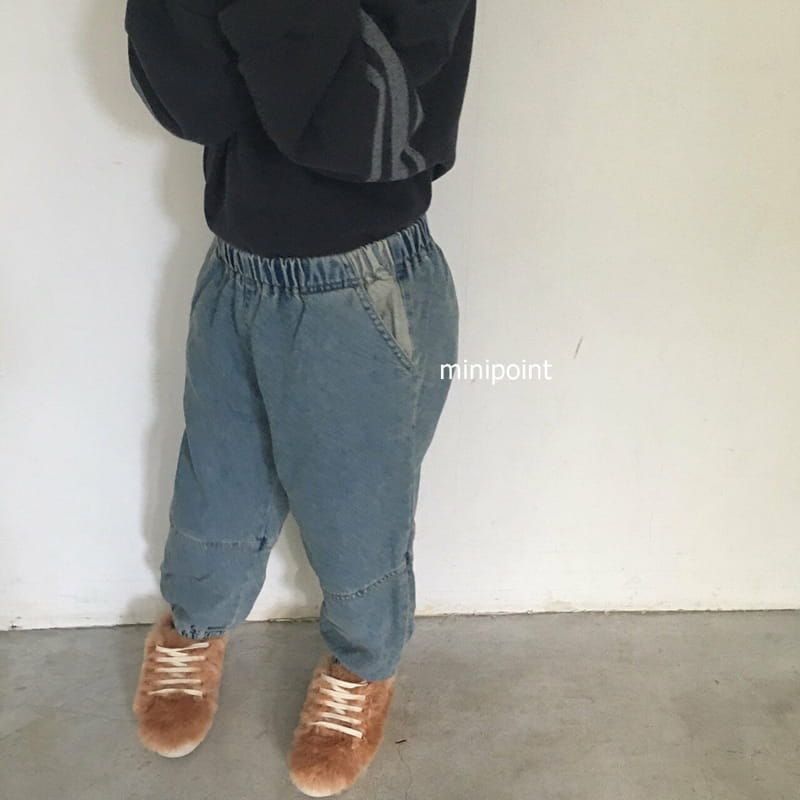 MINIPOINT - Korean Children Fashion - #Kfashion4kids - Color Denim Pants - 3