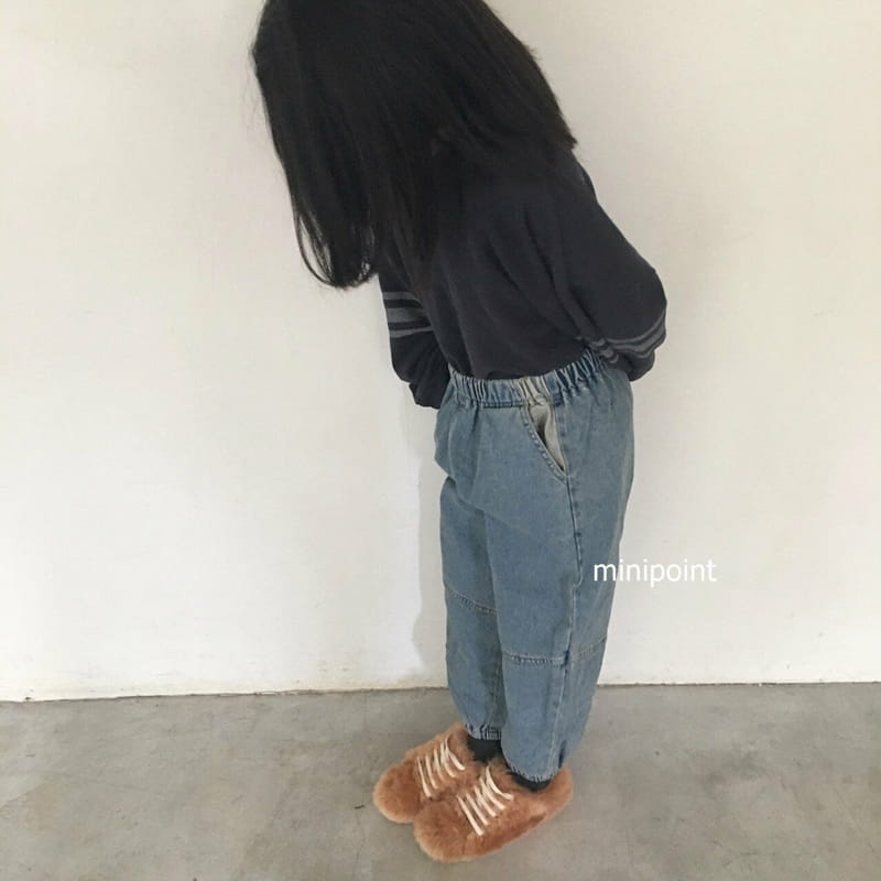 MINIPOINT - Korean Children Fashion - #Kfashion4kids - Color Denim Pants - 4