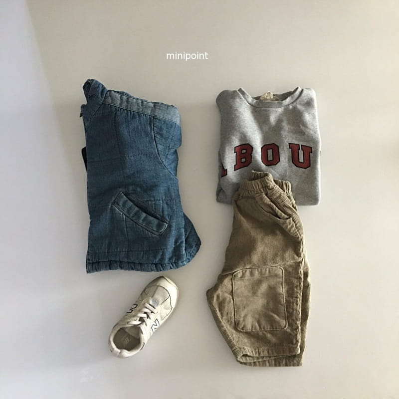 MINIPOINT - Korean Children Fashion - #Kfashion4kids - Nubi Denim Jumper - 4