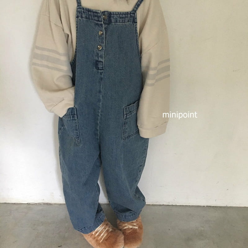 MINIPOINT - Korean Children Fashion - #Kfashion4kids - Button Overall