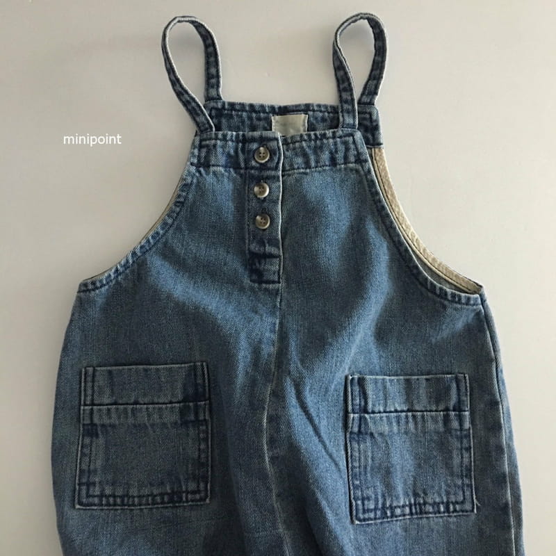 MINIPOINT - Korean Children Fashion - #Kfashion4kids - Button Overall - 11