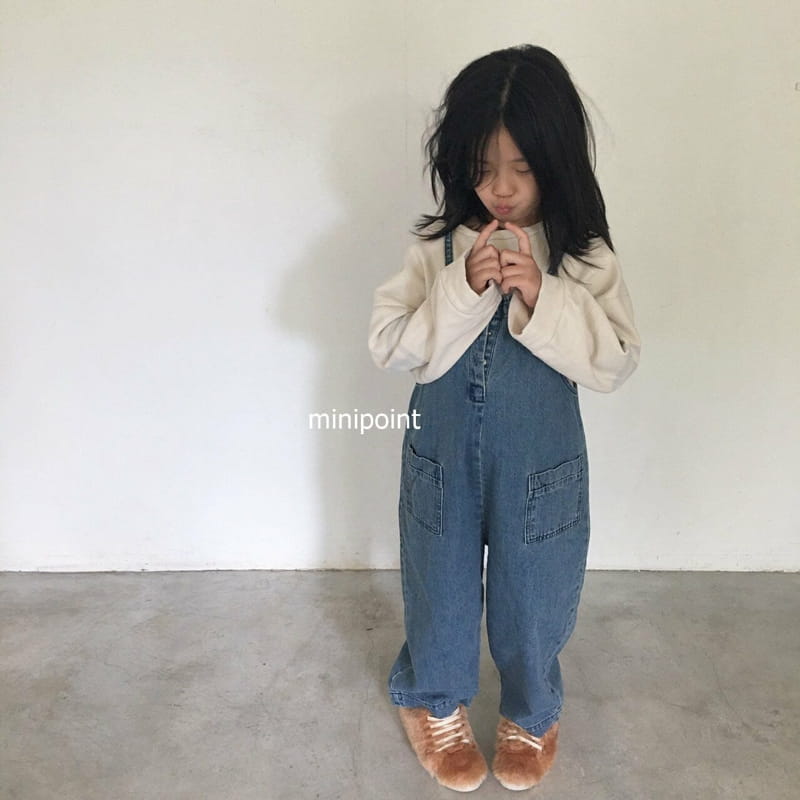 MINIPOINT - Korean Children Fashion - #Kfashion4kids - Button Overall - 4