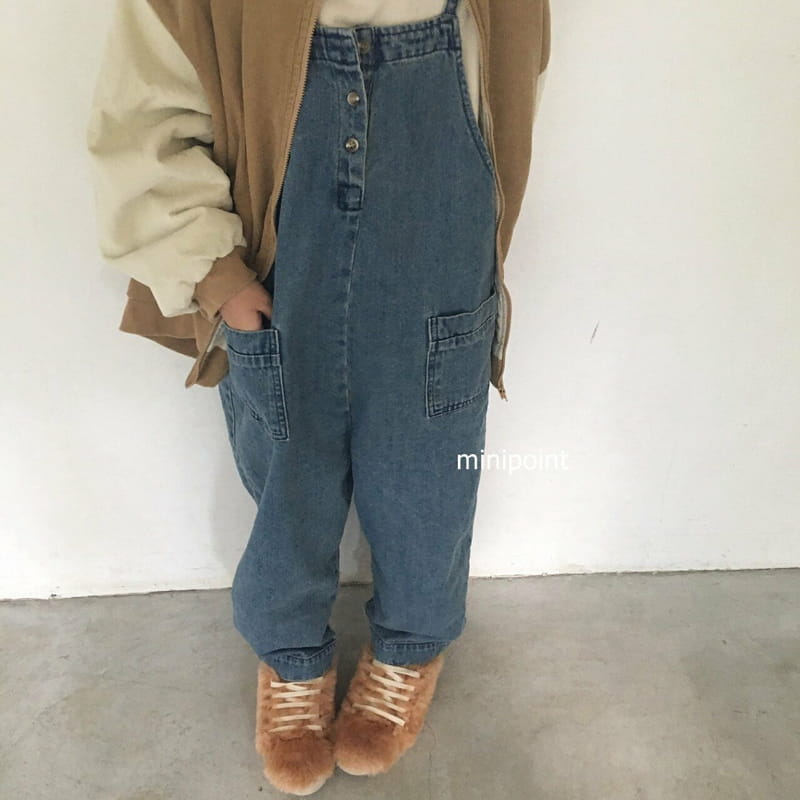 MINIPOINT - Korean Children Fashion - #Kfashion4kids - Button Overall - 9