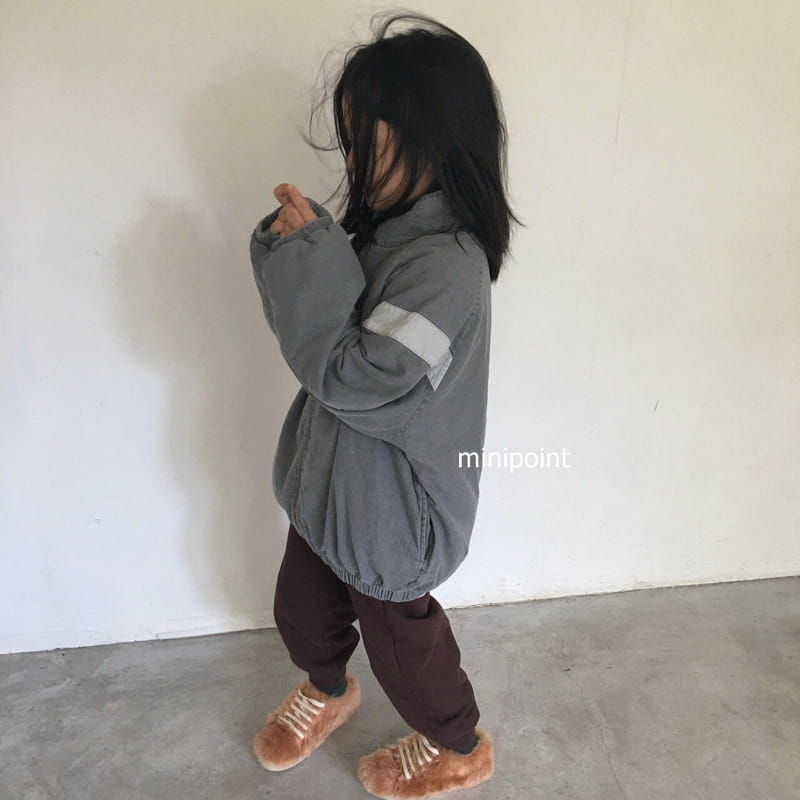 MINIPOINT - Korean Children Fashion - #Kfashion4kids - V Denim Jumper