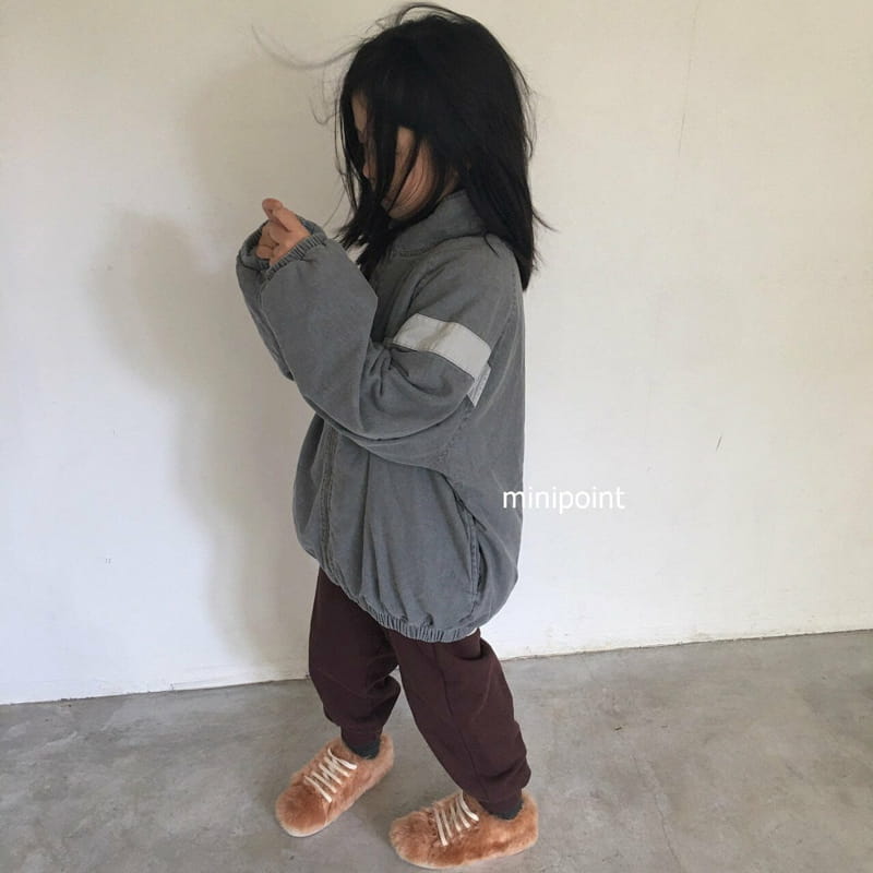 MINIPOINT - Korean Children Fashion - #Kfashion4kids - V Denim Jumper - 4