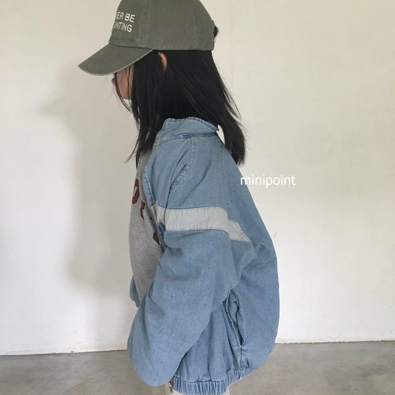 MINIPOINT - Korean Children Fashion - #Kfashion4kids - V Denim Jumper - 8