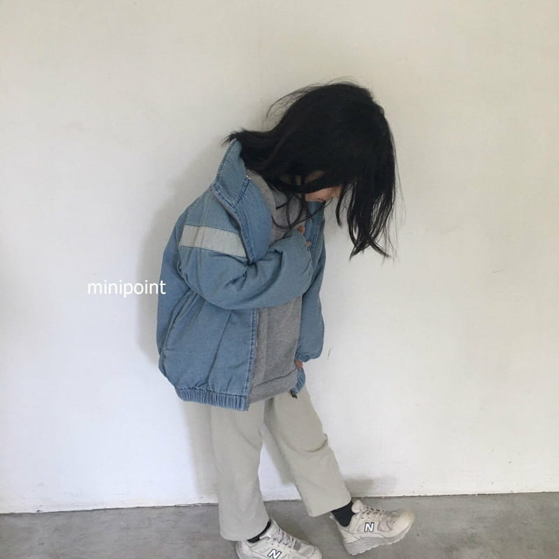 MINIPOINT - Korean Children Fashion - #Kfashion4kids - V Denim Jumper - 9