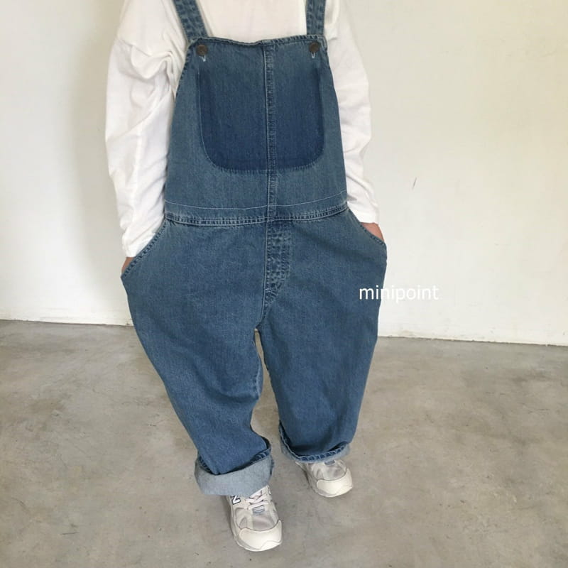 MINIPOINT - Korean Children Fashion - #Kfashion4kids - Jeans Jeans Overall - 2