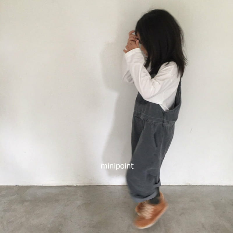 MINIPOINT - Korean Children Fashion - #Kfashion4kids - Jeans Jeans Overall - 4