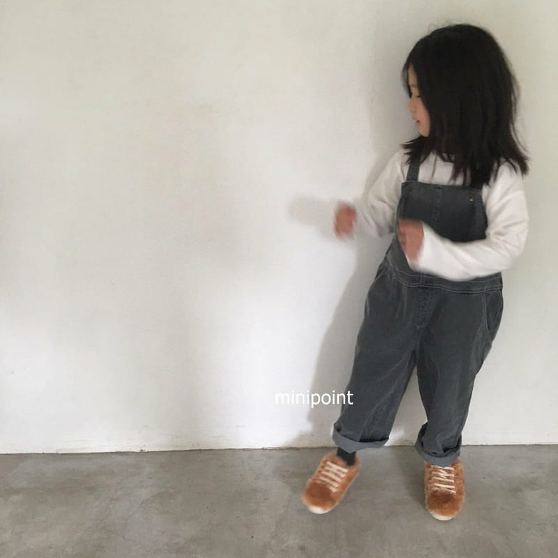 MINIPOINT - Korean Children Fashion - #Kfashion4kids - Jeans Jeans Overall - 5