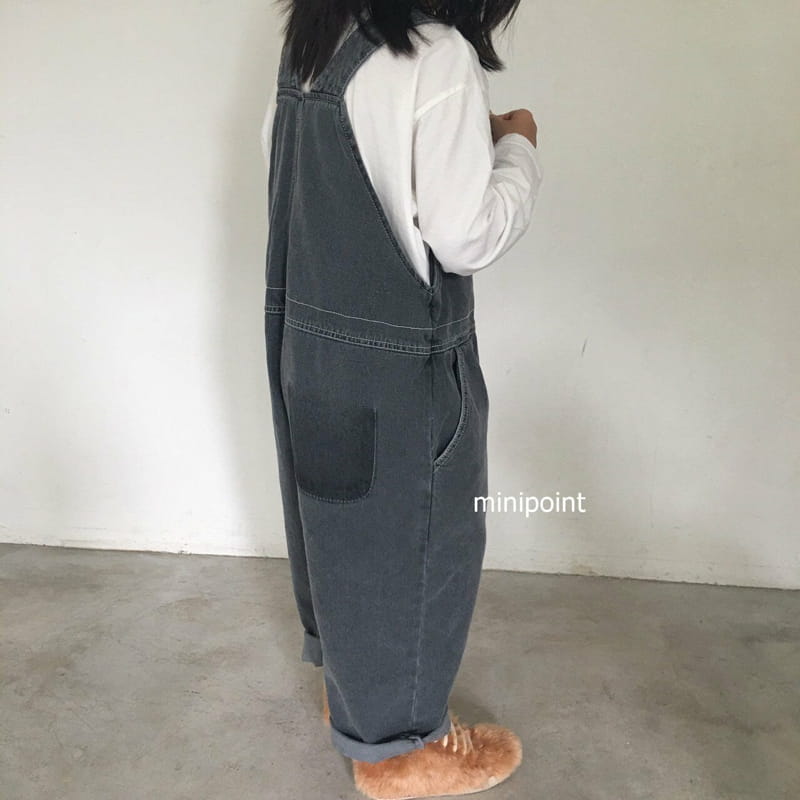 MINIPOINT - Korean Children Fashion - #Kfashion4kids - Jeans Jeans Overall - 6