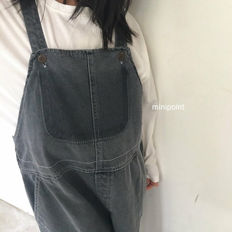 MINIPOINT - Korean Children Fashion - #Kfashion4kids - Jeans Jeans Overall - 7