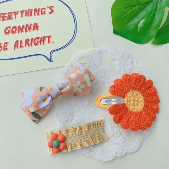 MINS - Korean Children Fashion - #Kfashion4kids - Charbet Hairpin [set of 5] - 2